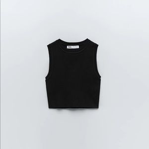 NWT Zara Knit Crop Top